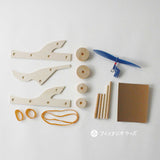 ゴム動力プロペラカー工作