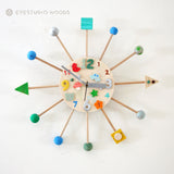 おやこでつくる木のかべかけ時計