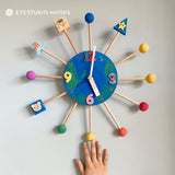 おやこでつくる木のかべかけ時計