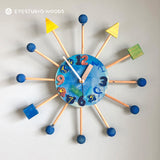 おやこでつくる木のかべかけ時計