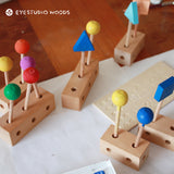 おやこでつくる木のかべかけ時計