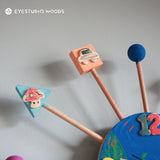 おやこでつくる木のかべかけ時計