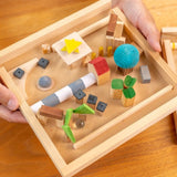 木でつくるビー玉迷路