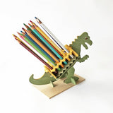 恐竜の色鉛筆スタンド