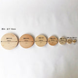 工作素材-円形材(白木)厚み10㎜