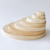 工作素材-円形材(白木)厚み10㎜