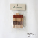 工作素材-ウッドモザイク