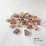 工作素材-ウッドモザイク