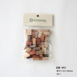 工作素材-ウッドモザイク