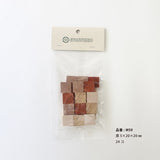 工作素材-ウッドモザイク