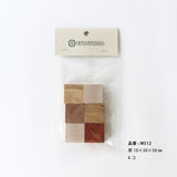 工作素材-ウッドモザイク