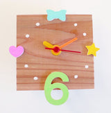 手作りとけい(しかく)