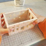 レンガのおうちをつくろう