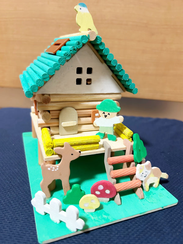 完成まで何時間もかかりましたが、工作が楽しかったです。